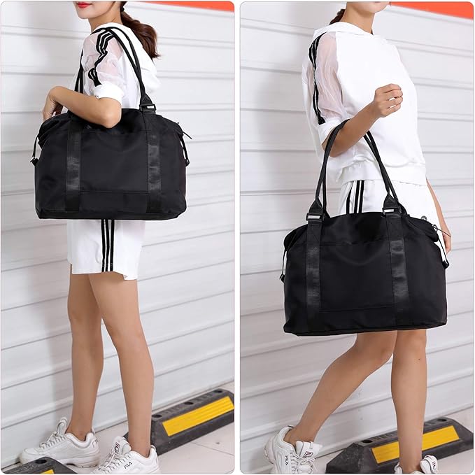 forestfish Duffle Tote Bag Weekender Bags For Women Travel With Trolley Sleeve | Travel, with Trolley Sleeve