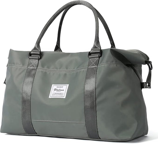 HYC00 Travel Duffel Bag,Carry-on Overnight Weekender Bags for Women,Sports Tote Gym Bag with Wet Pocket