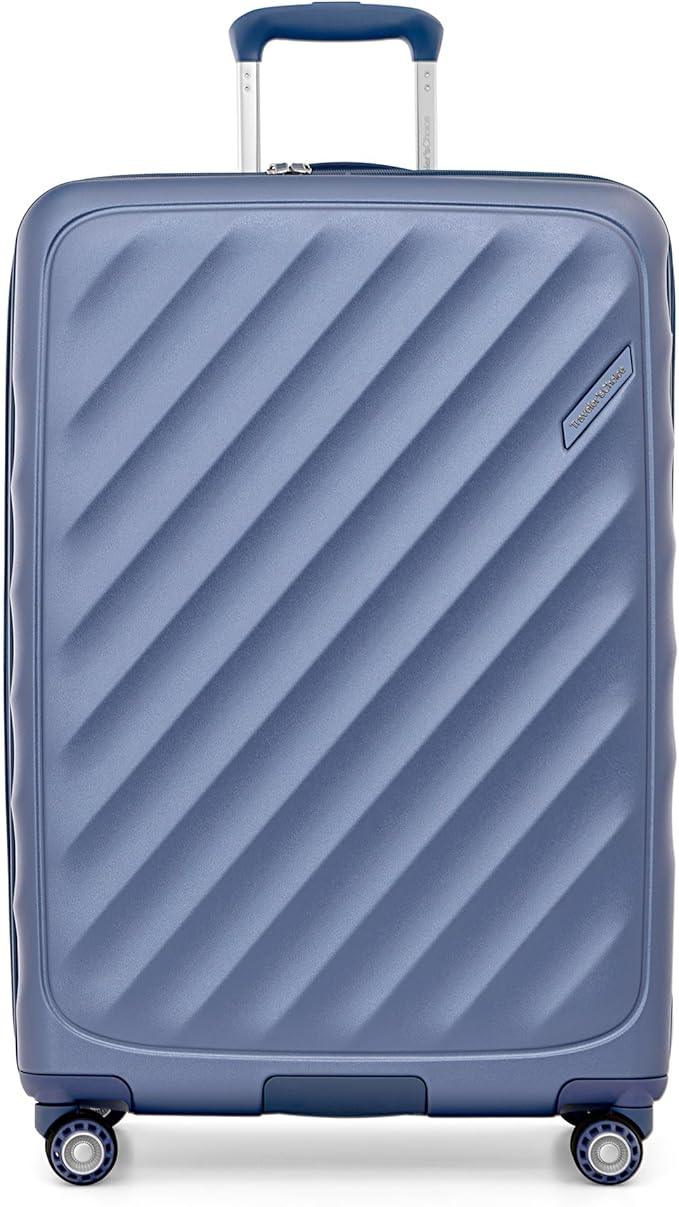 Traveler's Choice Elm 2PC Hardside Spinner Luggage Set - Matte Navy
