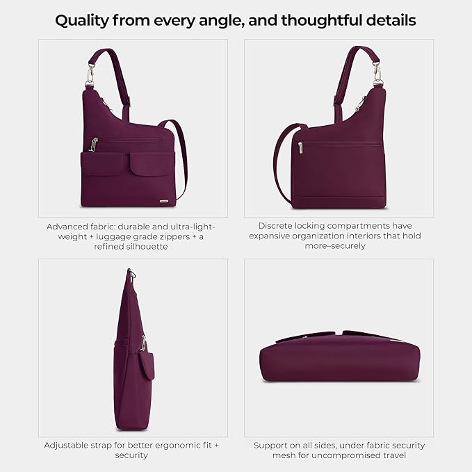 Travelon Anti-Theft Classic Crossbody Bag