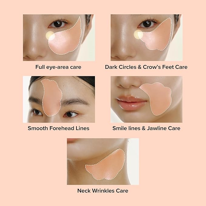 Beauty of Joseon Revive Under Eye Patch Retinal Ginseng for Puffy Under Eye Bag Masks Collagen Peptide Korean Skincare for Women and Men, 60 Sheets 30 Pairs