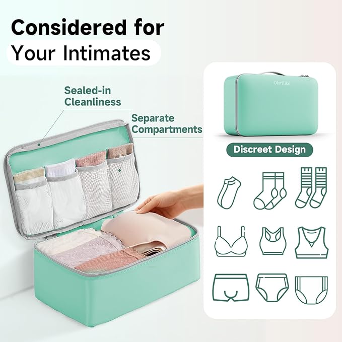 11 Set / 9 Set Packing Cubes for Travel,Gifts for Women Mom Kids,TSA Approved Bags for Makeup, Cosmetic, Toiletry, Organizers for Suitcase Carry On,Cruise Essentials Airplane Accessories,Sky Blue