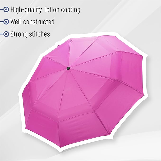 Mr. Pen- Windproof Travel Umbrella, Automatic Umbrellas for Rain, Compact