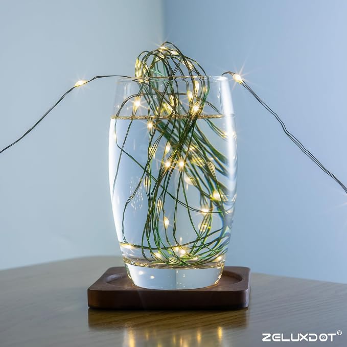 400FT 1200LEDs Fairy Lights Plug in,Green Wire,Warm White | Waterproof Led String Lights,8 Modes Remote Twinkle Light for Outdoor Indoor Christmas Wedding Birthday Garden Decorations