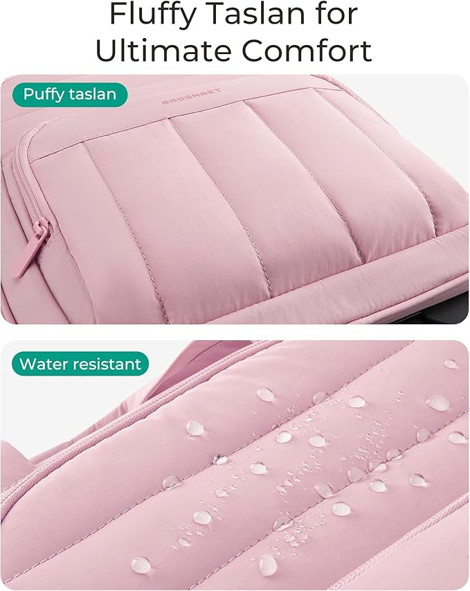 BAGSMART Small Underseat Carry on Luggage with Wheels, 16 inch Small Under Seat Luggage, Lightweight Travel Suitcase for Women, Baby Pink