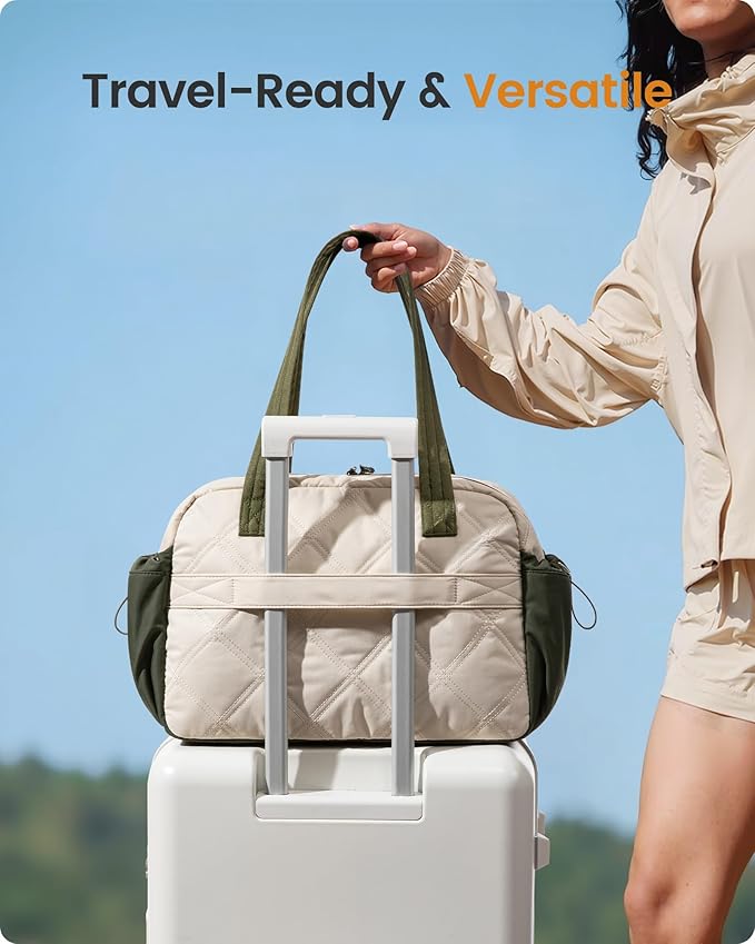 LOVEVOOK Gym Bag for Women, Lightweight Travel Duffle Bag with Wet Pocket, Personal Item Carry On Weekender Overnight Bags for Woman Gym, Yoga, Hospital, Weekend Trips