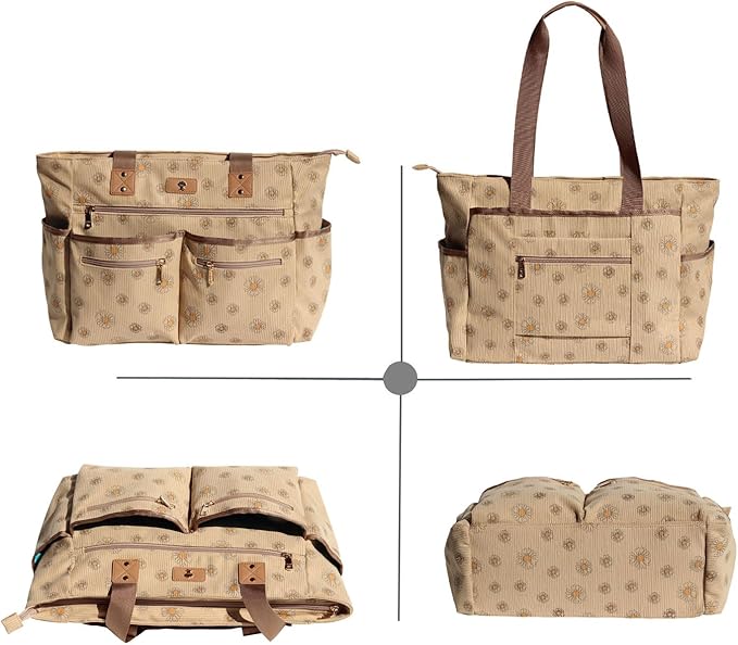 Weekender Bag Carry On Bag Overnight Tote Travel Duffle with 13 Pockets for Travel,Work，Gym,Beach,Teacher,Nurse