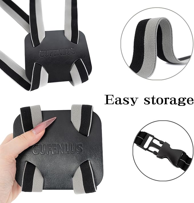 Luggage Straps Bag Bungees for Add a Bag Easy to Travel Suitcase Elastic Strap Belt (Gray/Black 1pcs)