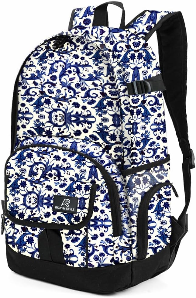 rickyh style School Backpack Travel Bag for Men & Women Lightweight College Back Pack with Laptop Compartmen