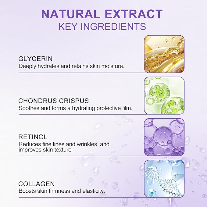 Eye Mask - 30 Pairs Retinol Under Eye Patches Skin Care Products,Eye Masks Skincare for Dark Circles and Puffiness, Reduce Wrinkles, Eye Bags and Fine Lines, for Women and Man - Deep Purple