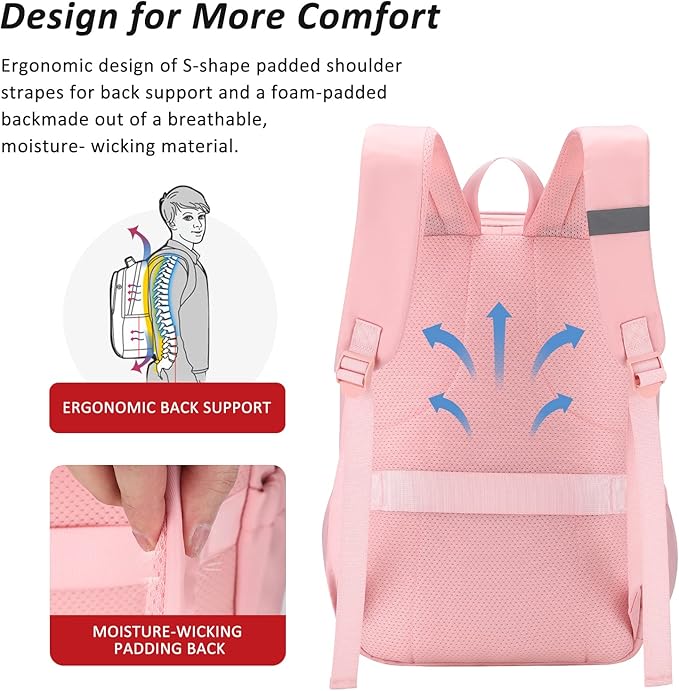 MAXTOP Deep Storage Laptop Backpack Business Anti-theft Backpacks[Water Resistant] College Computer Bookbag Fits 16 Inch Laptop