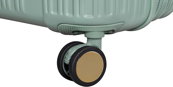It Luggage Luxuriant 27" Hardside Checked 8 Wheel Expandable Spinner, Iceberg Green