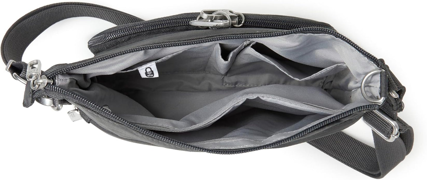 Baggallini womens Securtex Anti-theft Memento Crossbody Bag