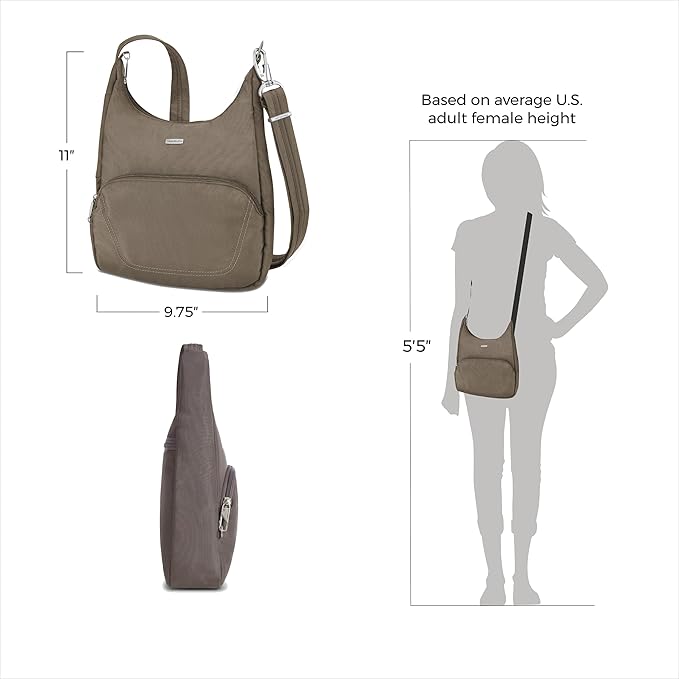 Travelon Anti-Theft Classic Essential Messenger Bag