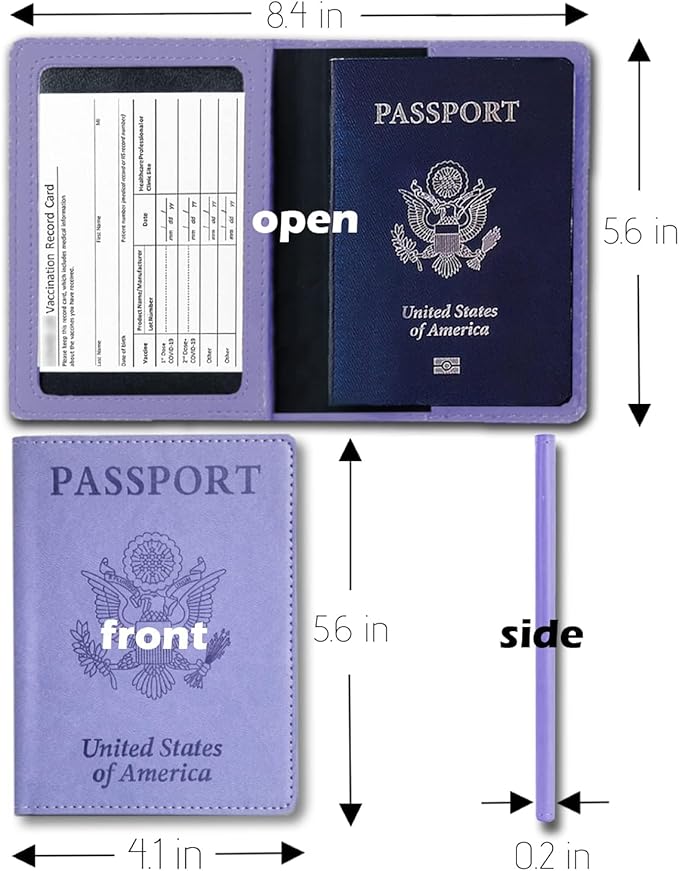 Passport Holder,Passport Wallet,Passport Cover,Passport Holder Women,Passport Case,Passport,Passport And Vaccine Card Holder Combo,Passport Book