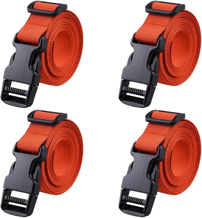 MAGARROW 78" x 1" Strap Buckle Packing Straps Adjustable 1-Inch Belt