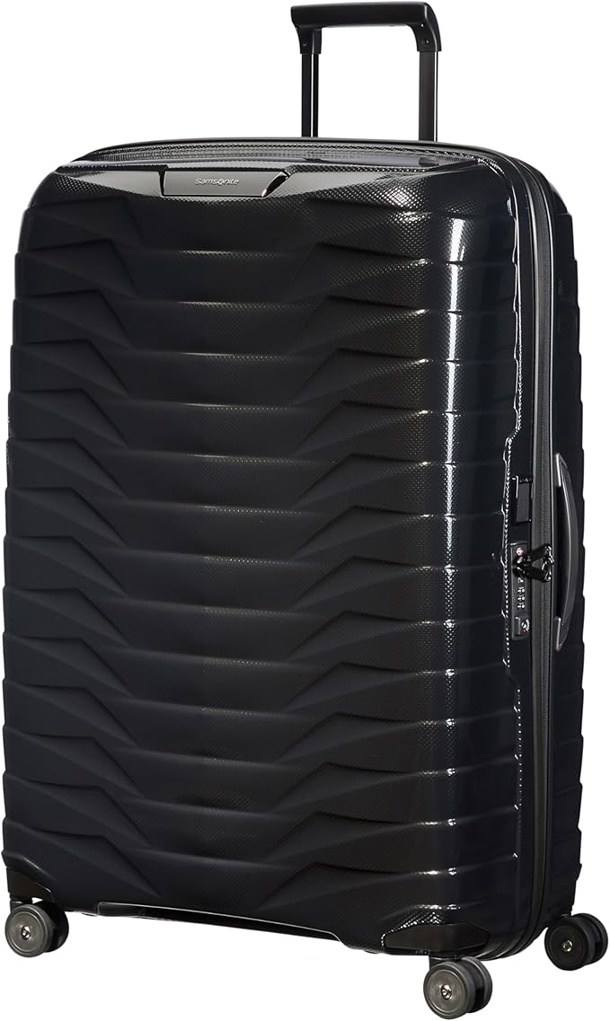 Samsonite Proxis X-Large Hardside Luggage with Dual Spinner Wheels - Innovative Roxkin™ Lightweight Shell With Ultimate Durability- Includes TSA Lock, Ergonomic Telescoping Handle - Black