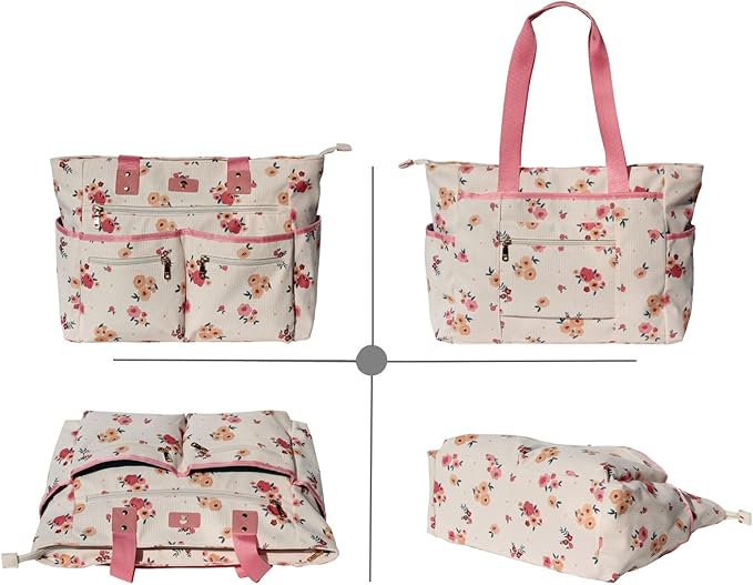 Weekender Bag Carry On Bag Overnight Tote Travel Duffle with 13 Pockets for Travel,Work，Gym,Beach,Teacher,Nurse