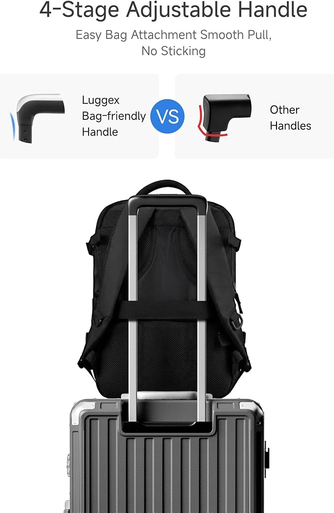 Checked Luggage with Spinner Wheels, 8010S Aluminum Frame Zipperless Polycarbonate Hard Shell Suitcase (ZX-Core, Charcoal Metallic, 24 Inch)