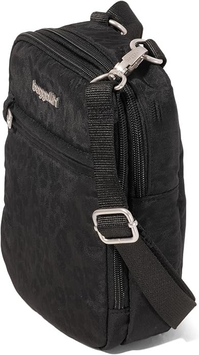 Baggallini Securtex® Anti-theft Mini Everything Crossbody Bag, 6.3"x8.25" Rfid, Locking Zippers & Cut-resistant Strap