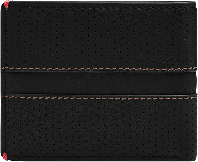 Fossil Men's Everett Leather Bifold with Flip ID Wallet