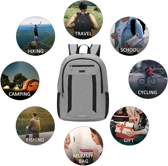MAXTOP Travel Laptop Backpack Business Anti-theft Backpacks Water Resistant School College Bookbag