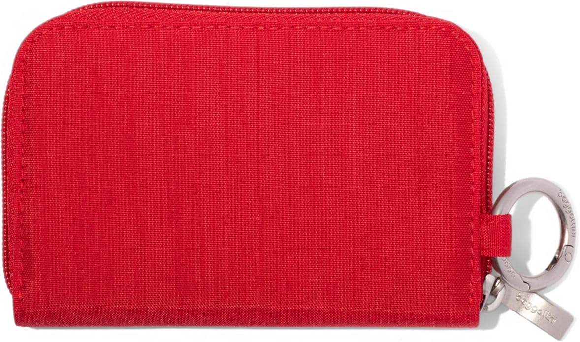 Baggallini Deluxe Card Case - Lightweight 5.5"x3.3" RFID Protected Womens Wallet Card Holder