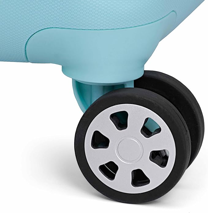 Traveler's Choice Pagosa Hardshell Expandable Luggage with Spinner Wheels, Baby Blue, 26-Inch Medium