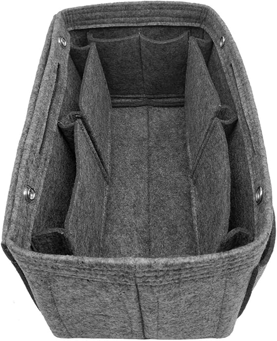 LEXSION Felt Purse Organizer Insert - Multi Pocket Bag in Bag Organizer Shaper
