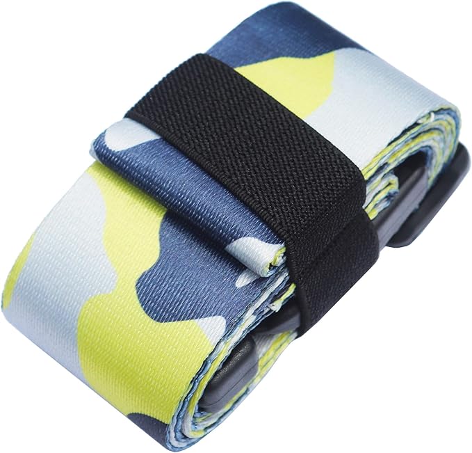 Luggage Straps for Suitcases TSA Approved Easy Pack Organized Suitcase Strap, Luggage Strap, Luggage Belt Strap, Bag Straps for Luggage. Buckle Straps Travel Accessories (Camo)