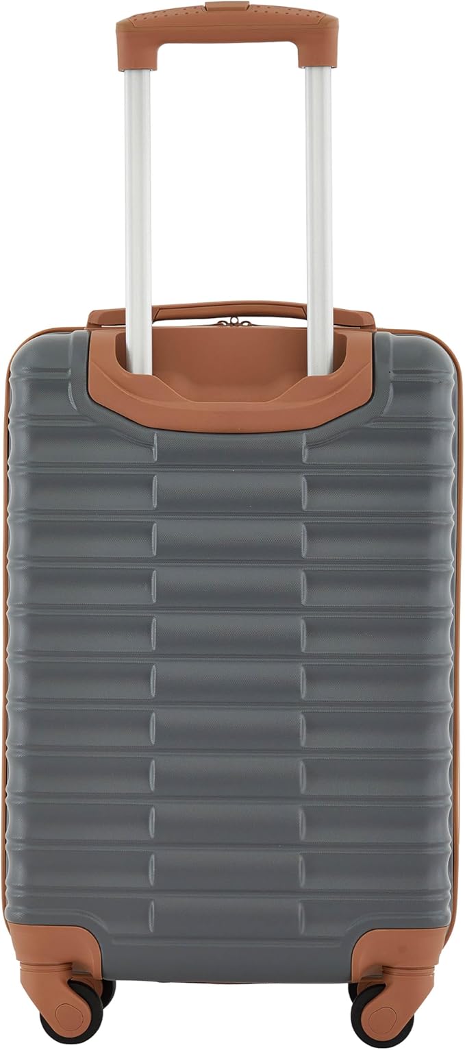 Wrangler 22" Outrider Hardside Carry-On Luggage, Lava Smoke