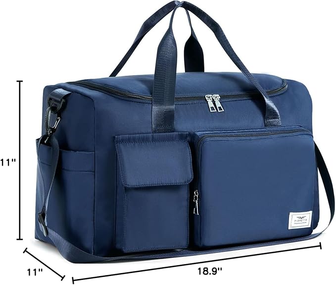 FIORETTO Women's Gym Duffle Bag with Shoes Compartment, 30L Capacity, Ideal for Travel, Gym, Sports, Duffel, Weekender