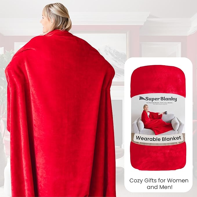 Wearable Blankets for Women, Adult Wearable Blanket Men, Mother's Day Gifts for Her, Wife Birthday Gift Ideas
