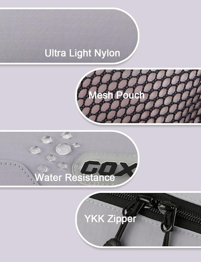 GOX Travel Toiletry Bag Dopp Kit Case for Men Multifunction Packing Organizer Pouch (Lavender purple)