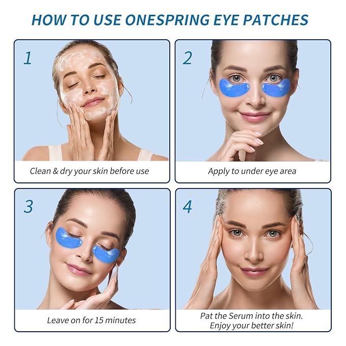 Eye Masks (48 Pairs) - Bachelorette Party Favors, Collagen Under Eye Patches for Puffy Eyes, Fine Lines and Dark Circles, Spa Party, Bridesmaid, Birthday Gift for Her