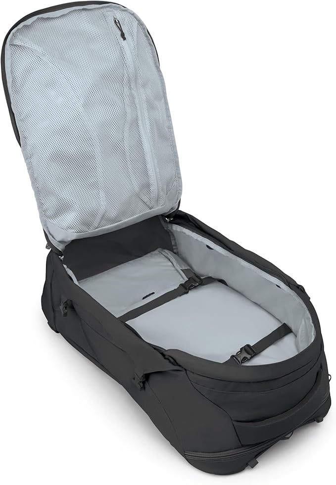 Osprey Farpoint 40L Men's Travel Backpack - Carry On Bag with Laptop Sleeve and Toiletry Pocket, Black, Extended Fit