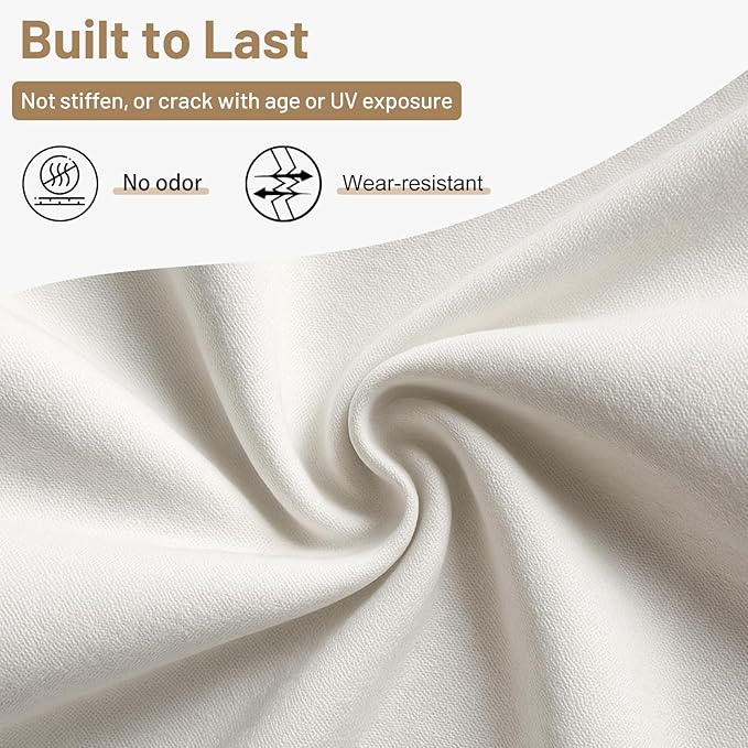 MISSLO 40" Cotton Garment Bags for Hanging Clothes Breathable Suit Cover Luxury Hanging Clothes Storage Foldable Coat Covers for Closet & Travel for Jacket, Shirt, Dress
