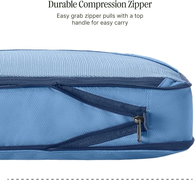 Eagle Creek Pack-It Isolate Compression - Lightweight Cube for Optimizing Luggage Space - Easy-Grab Zipper - Convenient Top Handle - Recycled Materials - Small