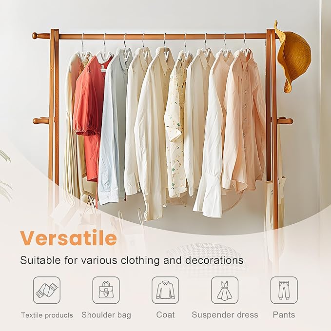 20 Pack Upgraded Short Neck Vertical Space Saver Hangers, 360 Degree Swivel Hooks, Non-Slip Hangers, Liquid Silicone, Smooth as Skin (Not Velvet) - Cream