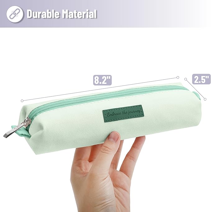 Mr. Pen- Cute Pencil Case Pouch, Laurel Color, Multipurpose Canvas Bible Pencil Pouch