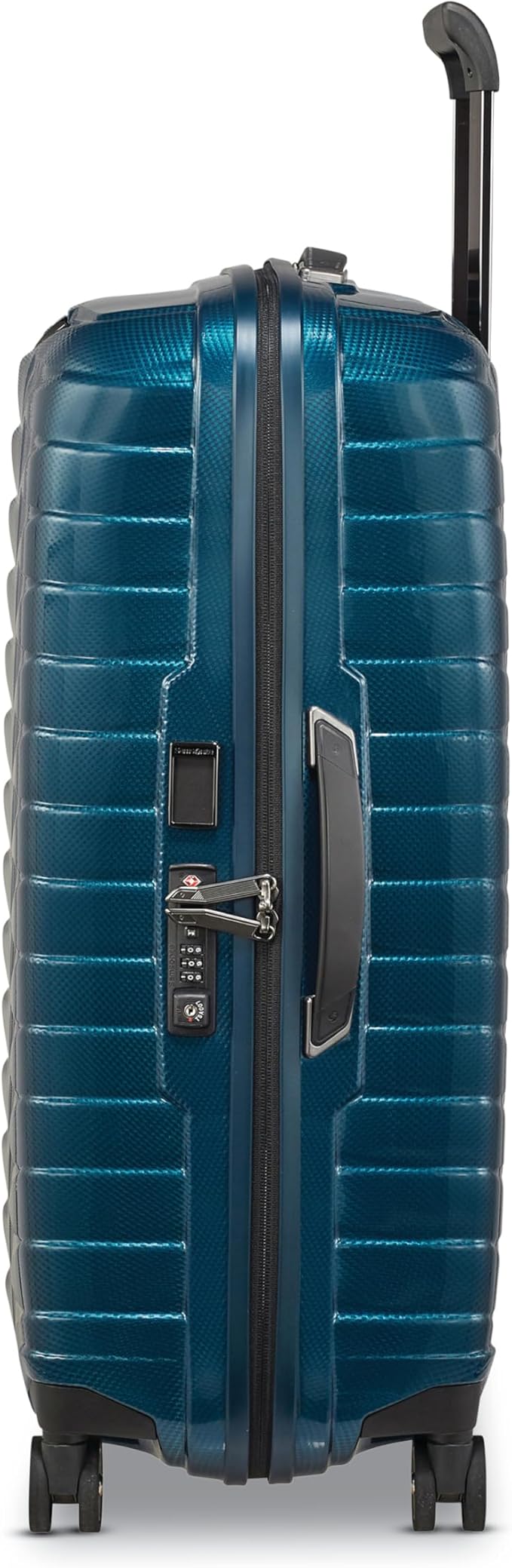 Samsonite Proxis Medium Hardside Luggage with Dual Spinner Wheels - Innovative Roxkin™ Lightweight Shell With Ultimate Durability- Includes TSA Lock, Ergonomic Telescoping Handle - Petrol Blue