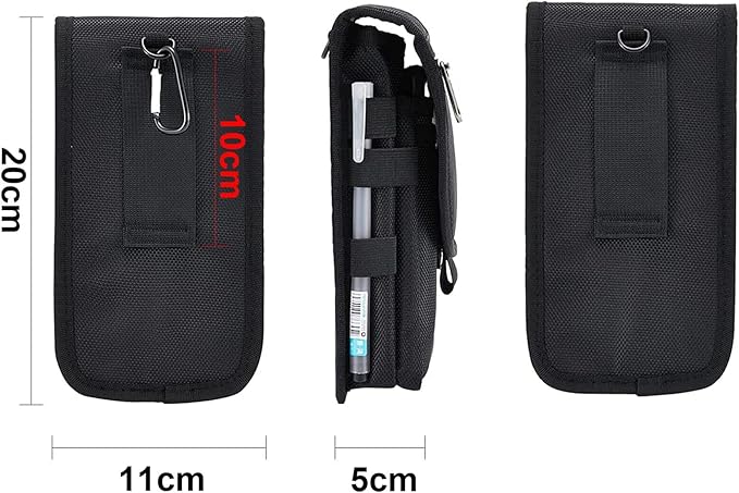 Dual Phone Holster,Phone Belt Pouch,Tactical Cell Phone Holster,Molle Carrying Case,Large Smartphone Pouch,Belt Clip Tool Pouch,Multi-Purpose Cellphone Holder for Hiking,Camping,Working