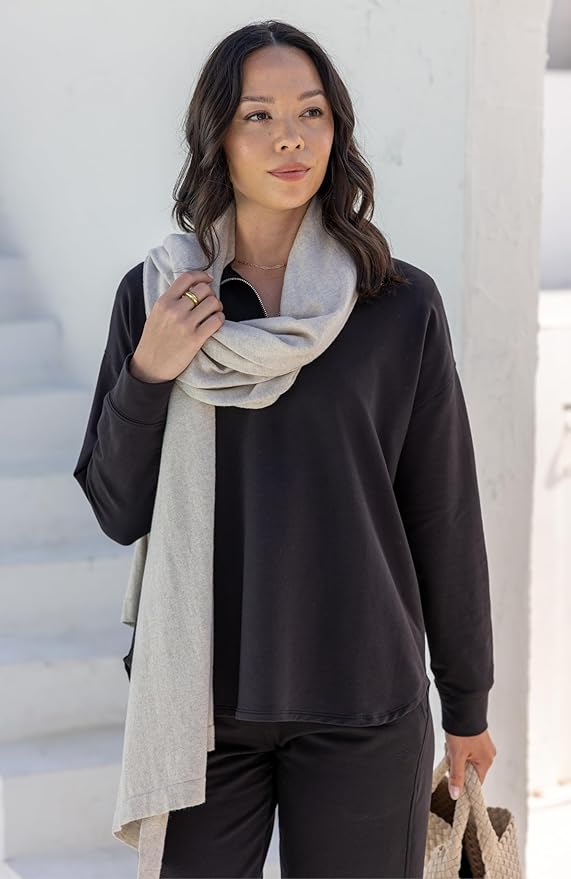 zestt Dreamsoft Travel Scarf, Wrap and Shawl for Women, Organic Cotton