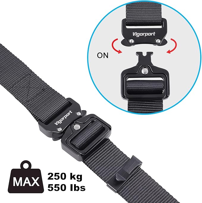 Vigorport Luggage Straps, Straps for Suitcase, Add A Bag Adjustable Attachment Accessories for Connect Your 3 Luggage Together(1.25'' Width M Size)