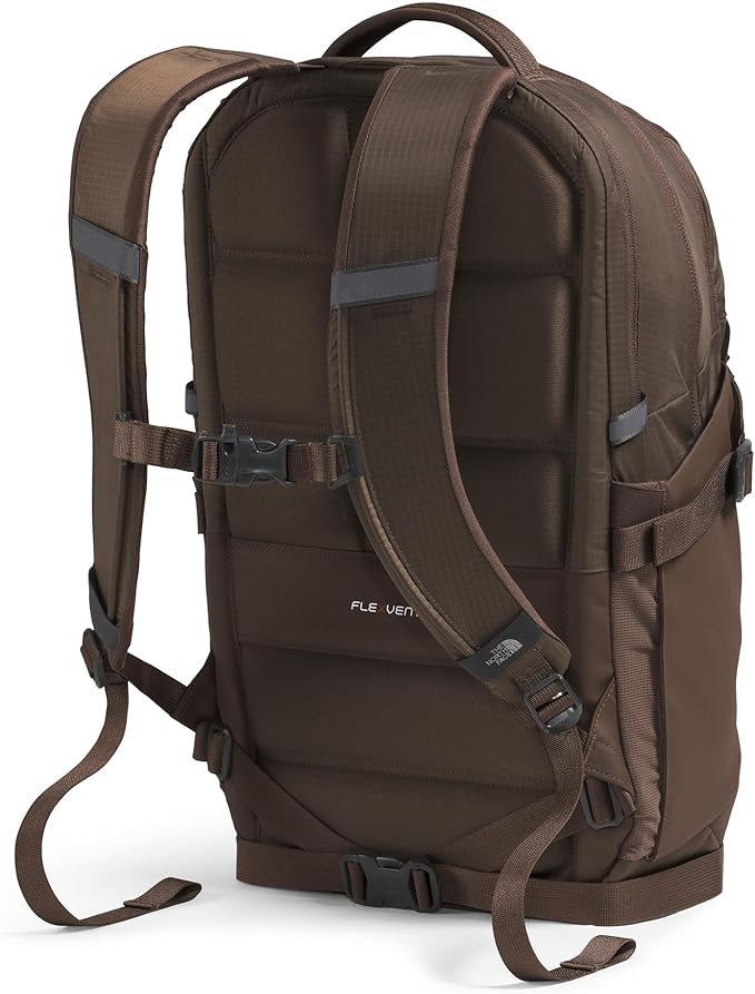 The North Face Recon Everyday Laptop Backpack - Daypack, Water Repellent, Laptop Sleeve, 2 Water Bottle Pockets, Smokey Brown/Latte, One Size