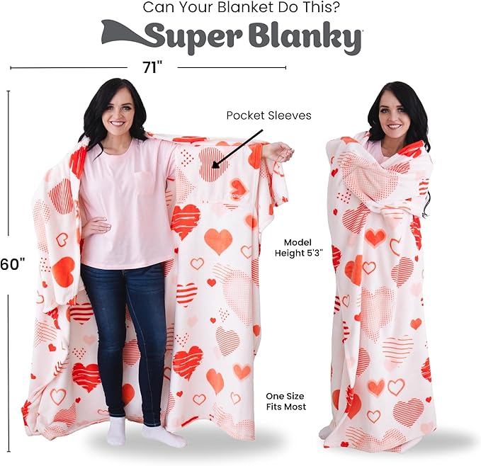 Wearable Blankets for Women, Adult Wearable Blanket Men, Mother's Day Gifts for Her, Wife Birthday Gift Ideas