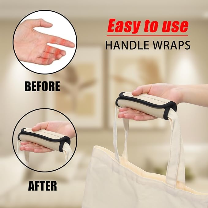 2pcs Apricot Luggage Handle Wraps for Suitcase- Soft Suitcase Handle Covers for Travel Accessories（ Bright Color for Suitcase Tags Identifiers ）