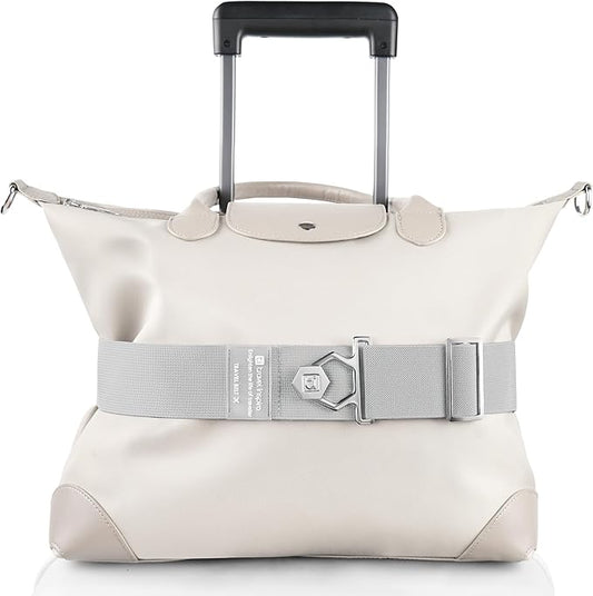 Travel Inspira Travel Belt for Luggage - Stylish & Easy-to-Use Elastic Strap for Suitcases & Carry-On Bags, Adjustable for Secure Travel