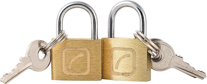 Travel Blue 2 x Security Suitcase Padlocks (20mm)