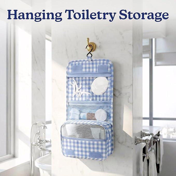 Vandel Space-Saving Compression Packing Cubes for Women with Hanging Toiletry Bag, Laundry Bag, Compressible Carry On Suit Case Organizer Luggage Packing Cubes for Travel Compression Organizer Bags